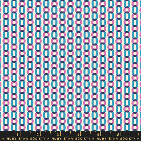 Salutations Ut Oh in Vintage Blue RS1097 15 - Ruby Star Society Sold by the Half Yard